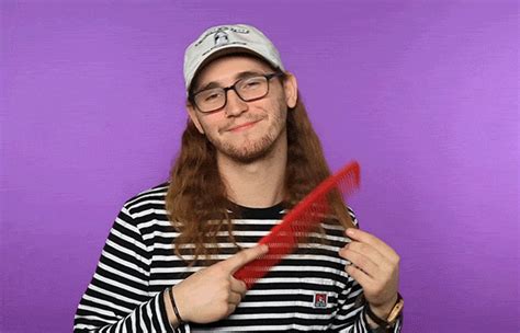 Comb Brush Hair  By State Champs Find And Share On Giphy