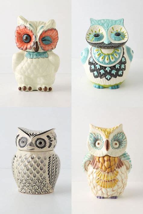 Pin By Marline Coronel On Every Thing About Owls Owl Decor Owl Kitchen Decor Ceramic Owl