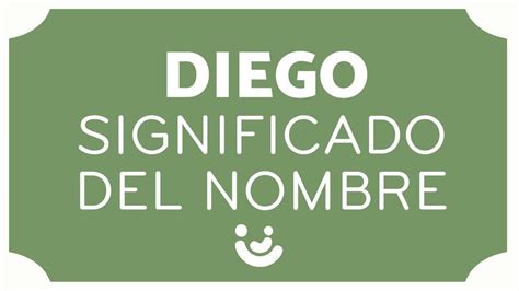 Significado Del Nombre Diego 🧑🏼 Origen Historia Y Diegos Famosos