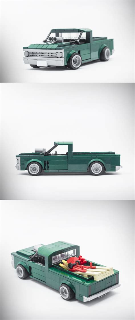 Lego Brick Build Chevrolet C10 Truck At 124 Scale With Functional