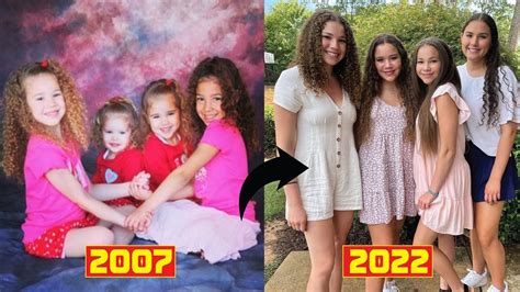 Haschak Sisters Transformation From 2005 To 2022 Years Youtube