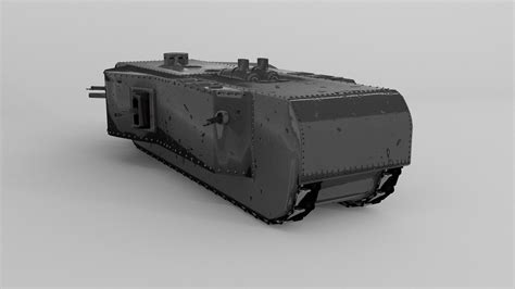 K Wagen Tank 3d Model Cgtrader