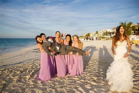 Rachel runs from her wedding and meets the friends in the coffee place. Turks And Caicos Wedding Pictures - Wedding