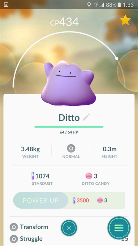 ditto is now available in pokémon go update polygon