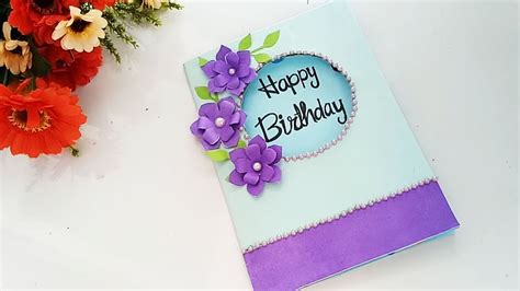 Beautiful Handmade Birthday Card Birthday Card Idea Youtube