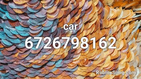 Car Roblox Id Roblox Music Codes