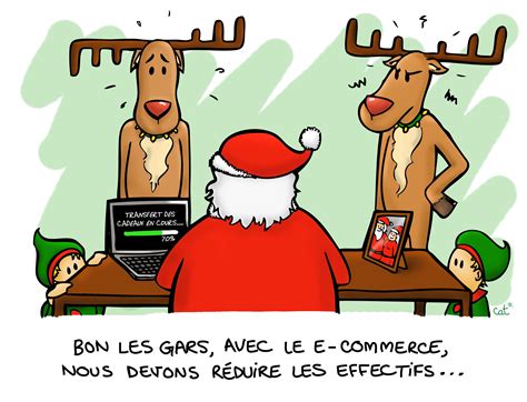 Illustration Dessin No L Christmas Humour E Commerce No L Humour Pere Noel Humour No L