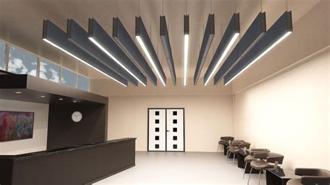 Vertical Acoustic Ceiling Baffles Shelly Lighting