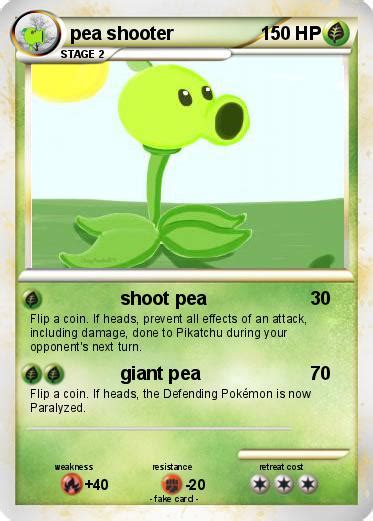 Pokémon Pea Shooter 79 79 Shoot Pea My Pokemon Card