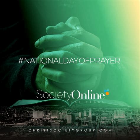National Day Of Prayer Las Vegas Nv Christ Society Worship Center
