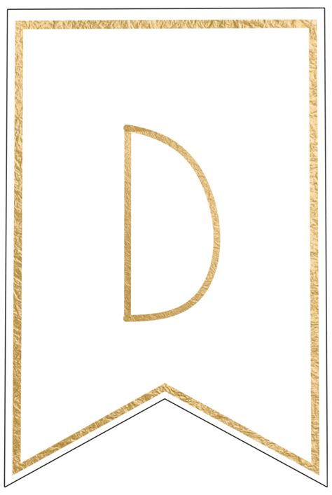 Gold Free Printable Banner Letters Paper Trail Design Gold Free