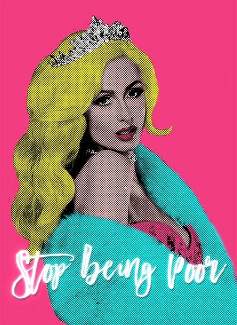 Paris Hilton Stop Being Poor Sticker By Kora Design