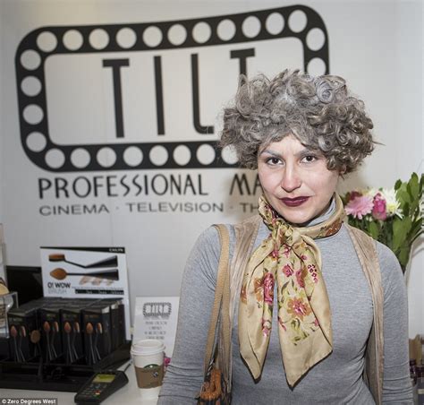 Femails Deni Kirkova Ages 50 Years In A Day With Tilt Professional Makeups Help Daily Mail
