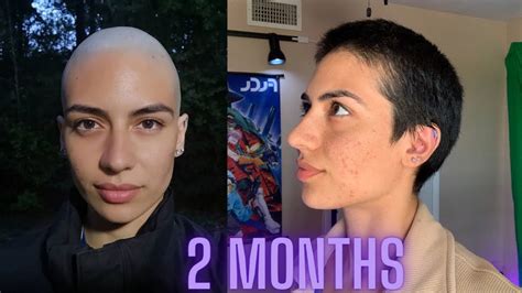 2 month hair growth after clean shave youtube