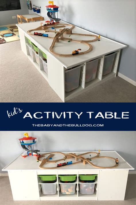 Kids furniture (111) kids wardrobes (26) kids chest of drawers (24) kids tables and chairs (19) kids garden furniture (15) kids bedside tables (13) tables (32) kids tables and chairs (19) kids bedside tables (13) bedside tables (9) chairs (23) kids tables and chairs (19) bean bags (2) camping chairs (2) living room furniture (6) bean bags (2) footstools (2) ottomans (1) bookcases (1) toys (306. DIY Kid's Activity Table | Ikea Trofast Hack Perfect for trains, cars & legos with tons of ...