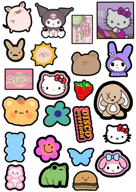 Sticker Printable Free Cute Stickers Cute Doodles Hello Kitty