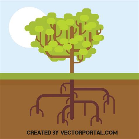 Tree Root Imageai Royalty Free Stock Svg Vector
