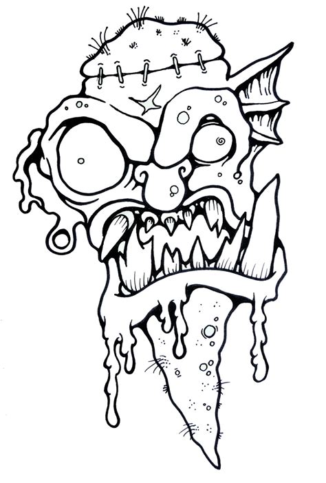 Easy Monster Drawing At Getdrawings Free Download