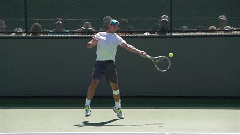 Rafael Nadal Forehand In Super Slow Motion 3 Indian Wells 2013 Bnp