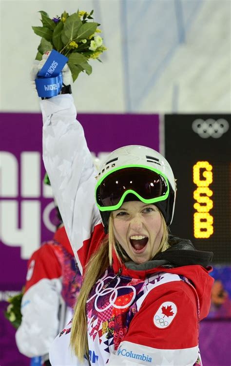 Gold Medallist Canadas Justine Dufour Lapointe Celebrates During The