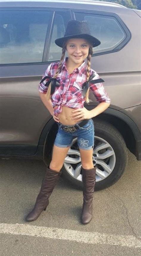 Cow Girl Fashion Pageantry Girl