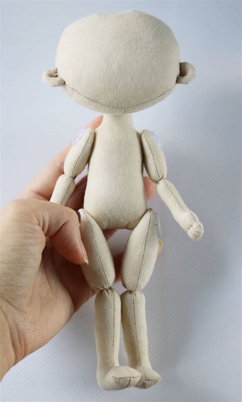 pdf tutorialpattern body doll 23cm 9in cloth doll pattern etsy