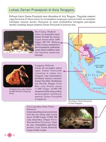 Peta Lokasi Zaman Prasejarah Di Asia Tenggara Tingkat Vrogue Co