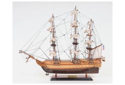 Uss Constitution Wooden Tall Ship Model