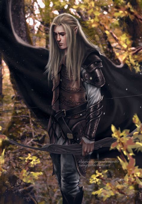 Beleg Cuthalion Illustration From Tolkiens Silmarillion Elves