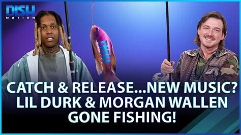 Lil Durk Goes Fishing With Morgan Wallen The Rapper And Country Singer