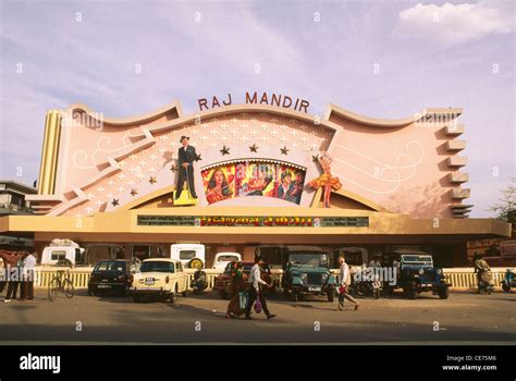 Raj Mandir Theatre Cinema Hall Jaipur Rajasthan India Stock Photo Alamy