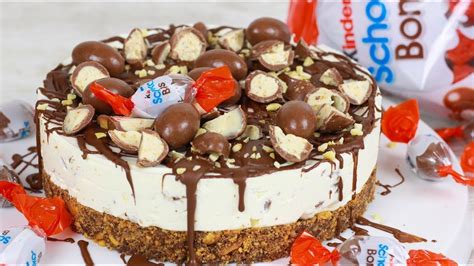 Mehr rezepte, sowie viele tipps und tricks gibt's auf unserer website. Kinder Schoko Bon Torte ohne Backen I No Bake Cake ...