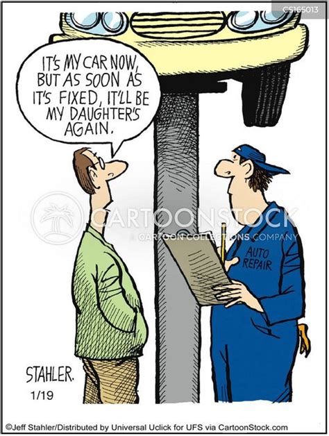 Mechanic Cartoons And Comics Funny Pictures From Cartoonstock