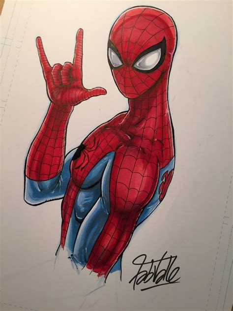 Spiderman Sketch At Explore Collection Of