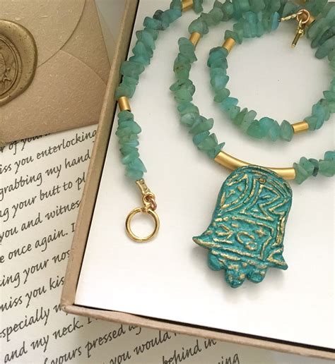 Your search for special gifts to your dear ones will end here as it is the best of the best that we offer when. Unique Hamsa hand necklace, Meaningful anniversary gift ...