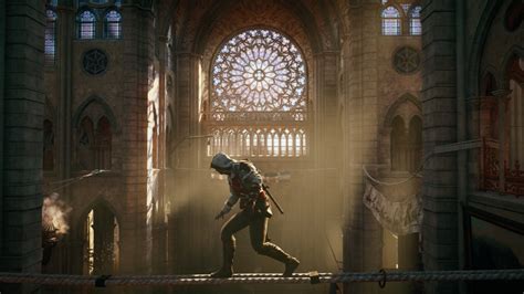 Assassins Creed Unity Ubisoft Cant Help Rebuild Notre Dame Cathedral