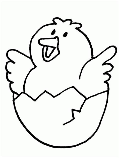 Easter Chick Coloring Pages Coloring Home