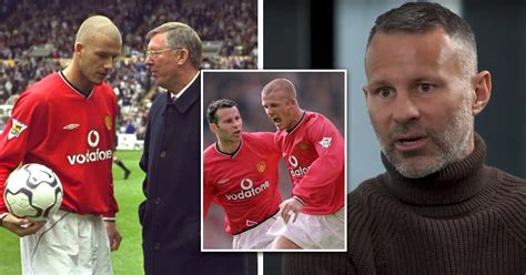 ryan giggs recalls david beckham s departure from manchester united after a series of clashes