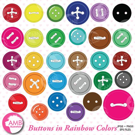 Multi Colored Buttons