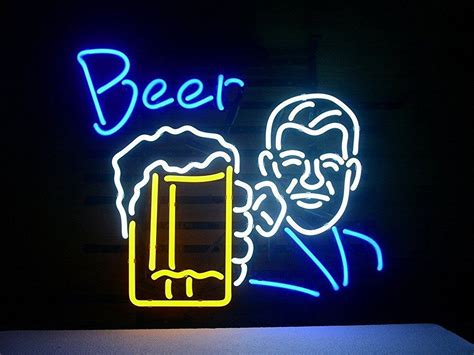 Brand New Beer Mug Real Glass Neon Sign Beer Light 36x24 Beer Mug Neon