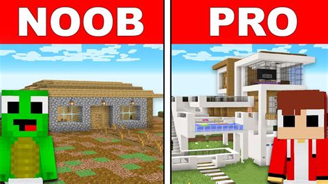 Maizen Noob Vs Pro Security House In Minecraft Baby Jj And Mikey