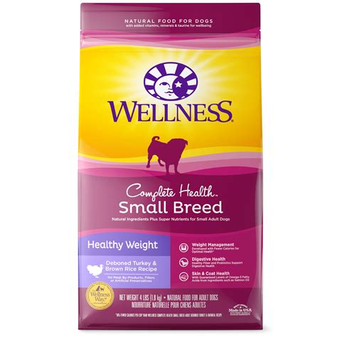 Quick ordering · free shipping · easy returns · top customer service Wellness Complete Health Natural Small Breed Healthy ...