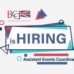 Job Opening At The BCCJ Assistant Events Coordinator British Chamber