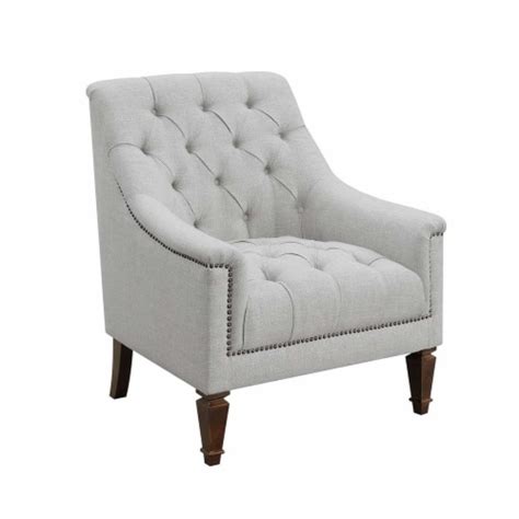 Sloped Arm Upholstered Chair In Grey 1 Unit Harris Teeter