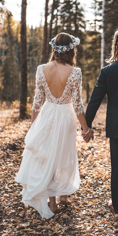 Lace Boho Wedding Dresses To Inspire You Wedding Dresses Guide