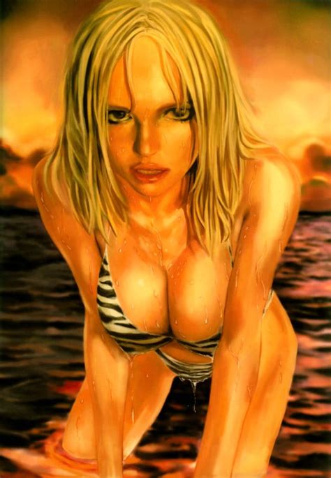 Tina Armstrong Dead Or Alive Tecmo Artist Request Bikini Blonde Hair Breasts Cleavage
