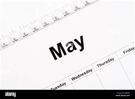 Month By Month Calendar Hi Res Stock Photography And Images Alamy