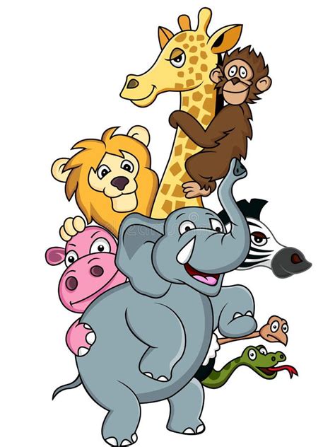Funny Animal Cartoon Stock Illustration Illustration Of Chimp 24691273