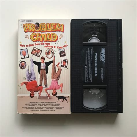 Problem Child Vhs Tape 1990 Nostalgic Comedy 90s John Ritter Etsy