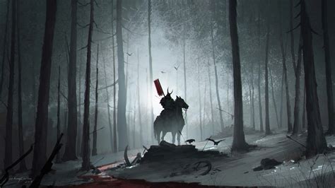 X Forest Samurai K K Hd K Wallpapers Images Backgrounds